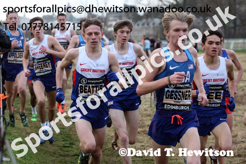 Junior mens Great Edinburgh Cross Country, 2017 Great Edinburgh Cross Country. Photo: David T. Hewitson/Sports for All PIcs